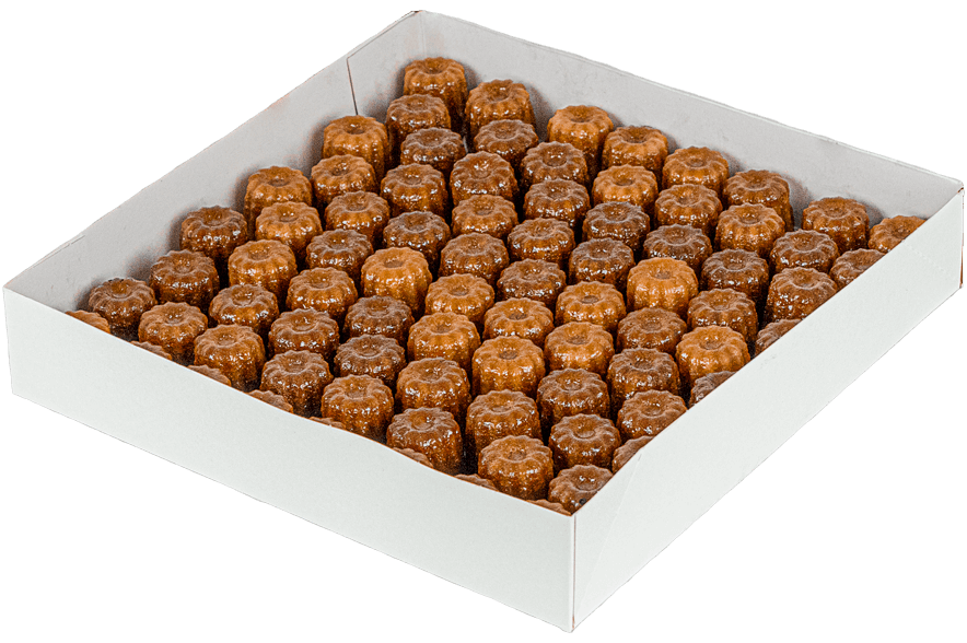 Boîte pâtissière de 80 canelés Bouchée