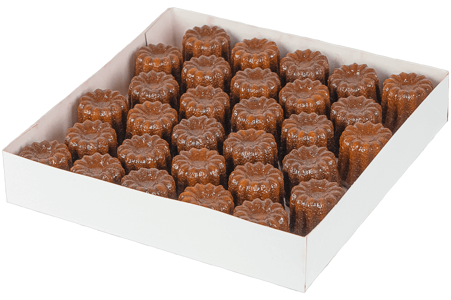 Boîte pâtissière de 30 canelés Gros