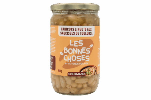 Image du produit Haricots lingots aux saucisses de Toulouse