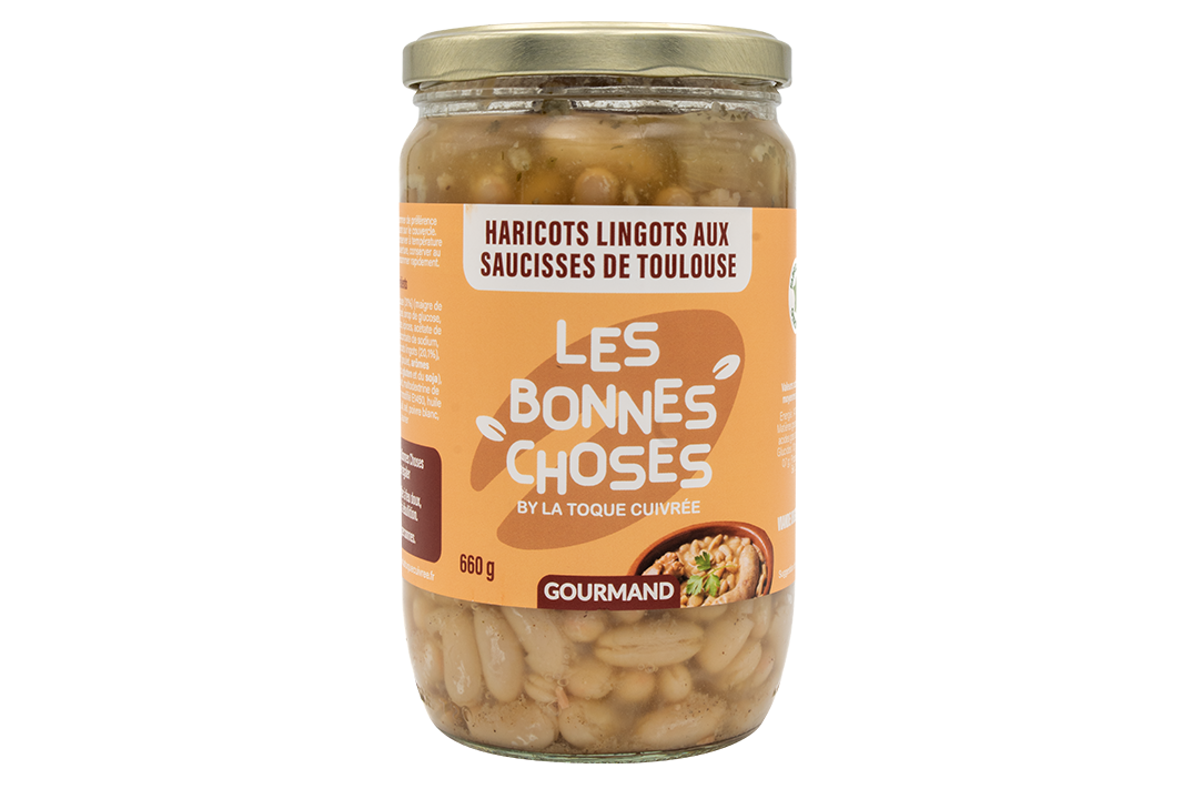 Haricots lingots aux saucisses de Toulouse