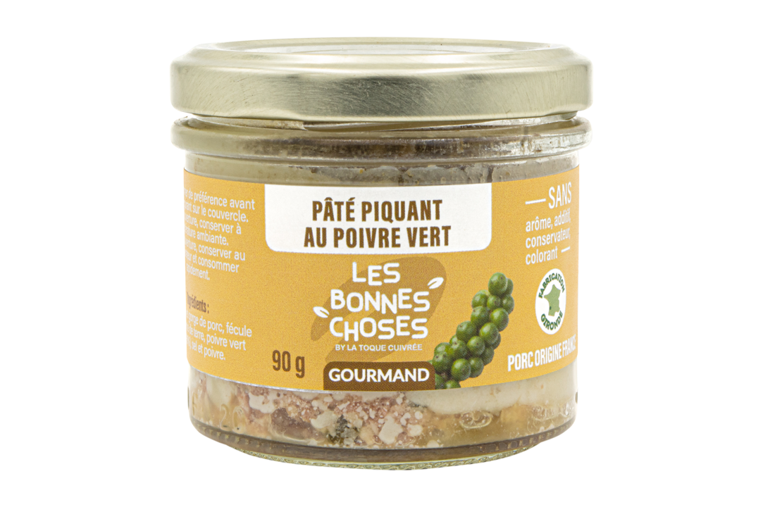 Pâté piquant au poivre vert